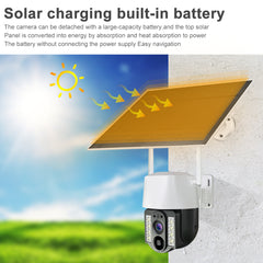 Smart 4G HD Solar Outdoor Waterproof Camera with Security Light, Motion Tracking, Night Vision and Weatherproof Design