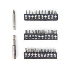 34-in-1 Rechargeable 3.6V Electric Precision Screwdriver Set with 3N.m Torque, 240RPM, 34 High-Strength Alloy Bits & Type-C Fast Charging - 2000mAh Battery Capacity