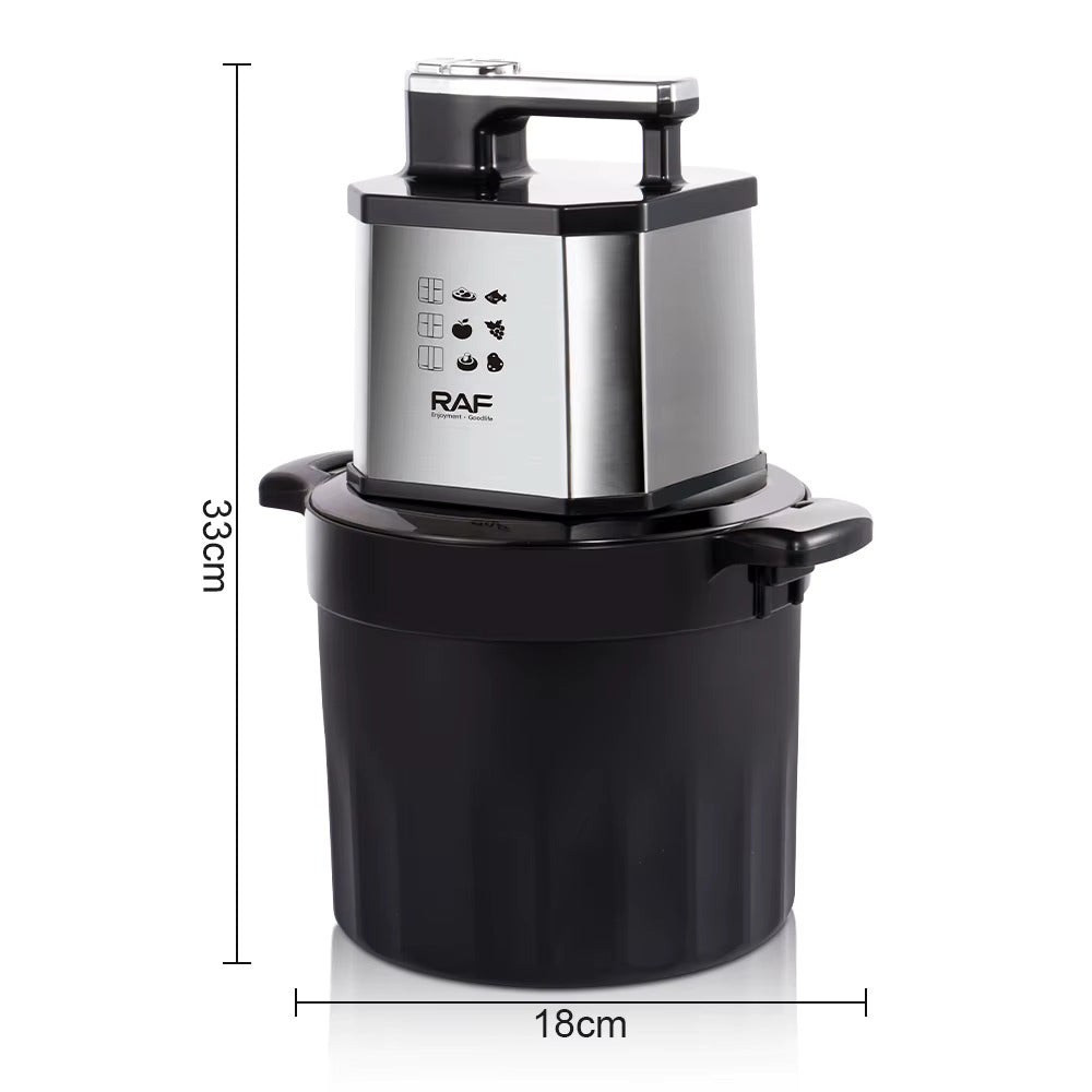 RAF 1000W 8L Large Capacity Food Processor with 360° Sharp Blades