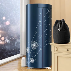 Portable Foldable Clothes Dryer Hanging Rack with 1000W PTC Heating, 117 CM Vertical Garment Dryer, 4 Timer Modes, 360° Hot Air Circulation, 12 Kg Load Capacity & Storage Bag