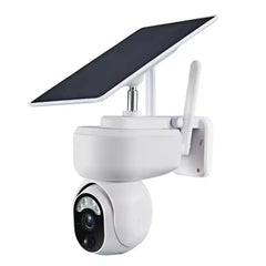4G Solar Powered Wireless Security Camera with 5W Panel, HD Night Vision, 360° Pan 120° Tilt, IP66 Waterproof Outdoor CCTV Camera with Motion Sensor & Remote Monitoring