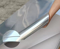 Rectangular Acrylic Wall Mirror Sticker - 100 x 30 cm