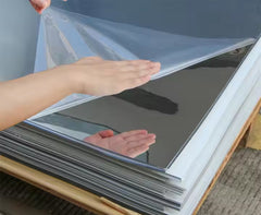 Rectangular Acrylic Wall Mirror Sticker - 100 x 30 cm