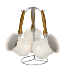 OSFE Granite Cookware Set 23 PCS - White