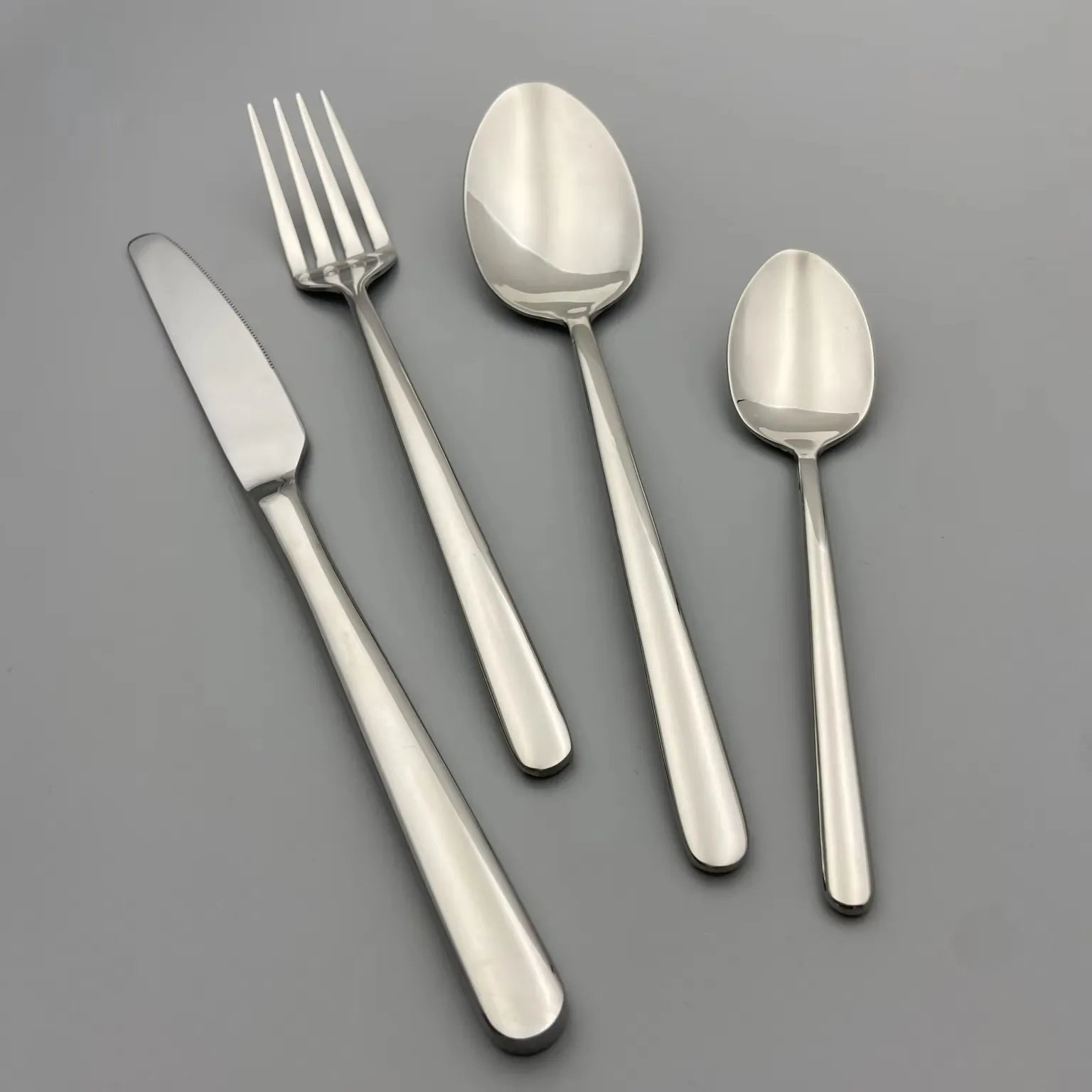 24-Piece Luxury Stainless Steel Cutlery Set