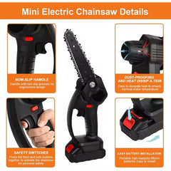 36V Cordless Hand Saw with 2 Rechargeable Lithium Batteries