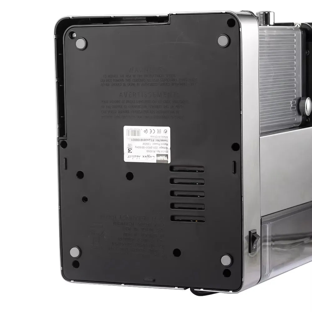 RAF 4-in-1 Automatic Stainless Steel Dual Coffee Maker Machine - 1.8L Capacity