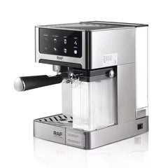 RAF 4-in-1 Automatic Stainless Steel Dual Coffee Maker Machine - 1.8L Capacity