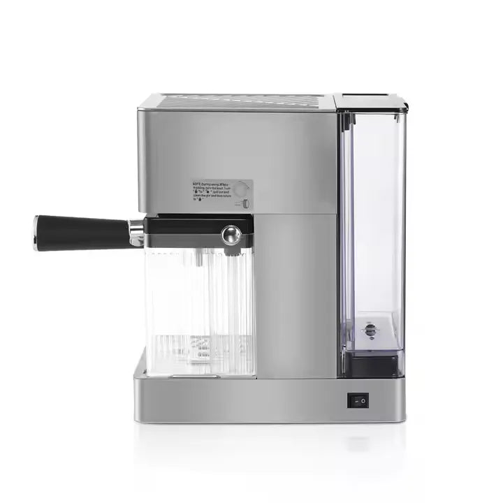 RAF 4-in-1 Automatic Stainless Steel Dual Coffee Maker Machine - 1.8L Capacity