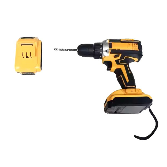 28V 40 Pieces Cordless Impact Drill Tool Box Set with Variable Speed, High Torque, and 2 Rechargeable Lithium Batteries for DIY & Industrial Use