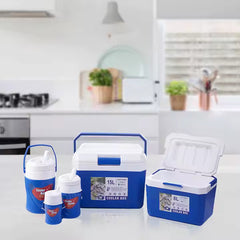 Multi Purpose Insulated Cooler Box Set for Food & Drinks Storage (15L + 8L + 3 Cooler Kettles)