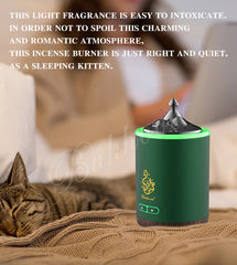 Exquisite Mountain Bukhoor Burner & Incense Diffuser | USB Rechargeable & Portable