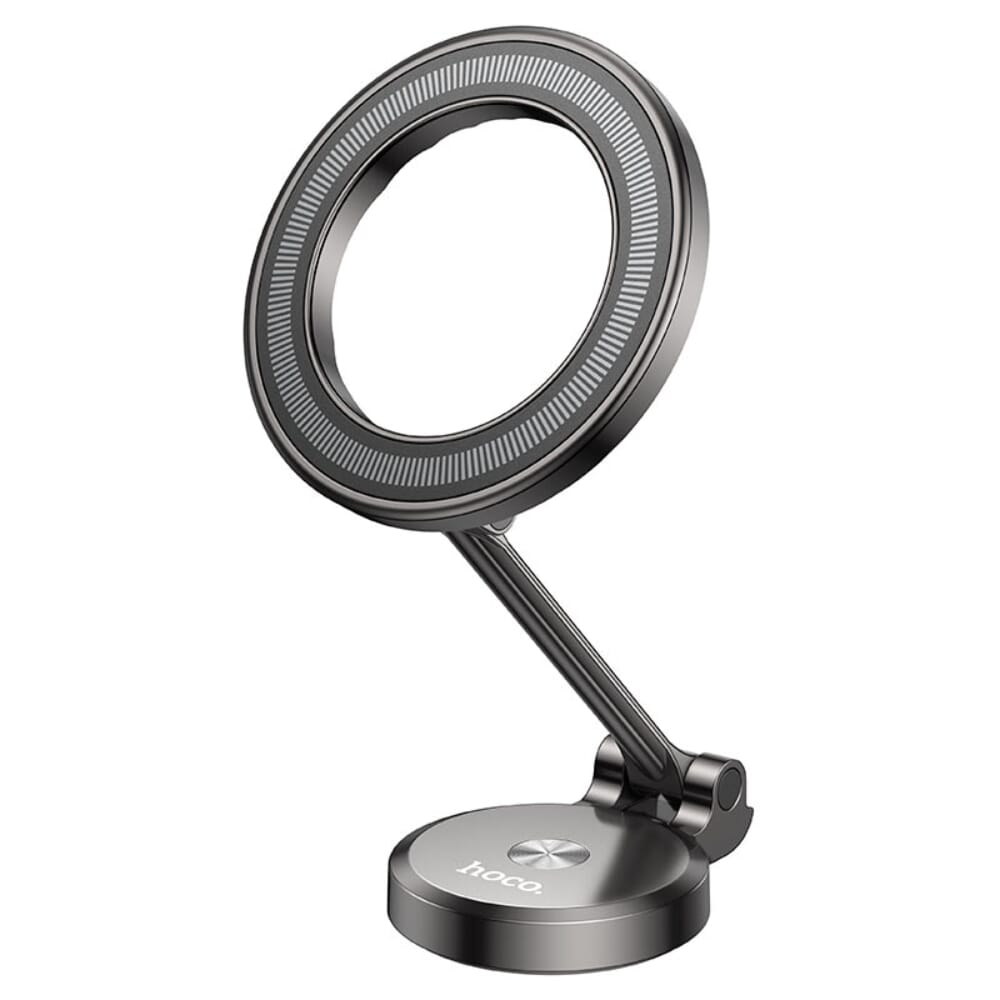 HOCO H51 Advantage Metal Ring Magnetic Car Holder Center Console