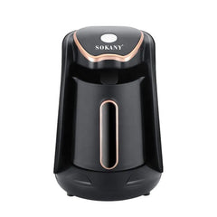 SOKANY 600W Electric Turkish Coffee Maker 250ML 4 Cup Automatic Coffee Pot with One-Touch Operation, Anti-Drip System, Water Level Indicator & Safety Protection SK-04008
