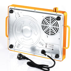 طباخ الأشعة تحت الحمراء RAF R.8027 - موقد الأشعة تحت الحمراء عالي الطاقة رقمي LED بقوة 3500 واط مع لوحة ميكرو كريستالية وحماية أمان وأوضاع طهي متعددة الوظائف