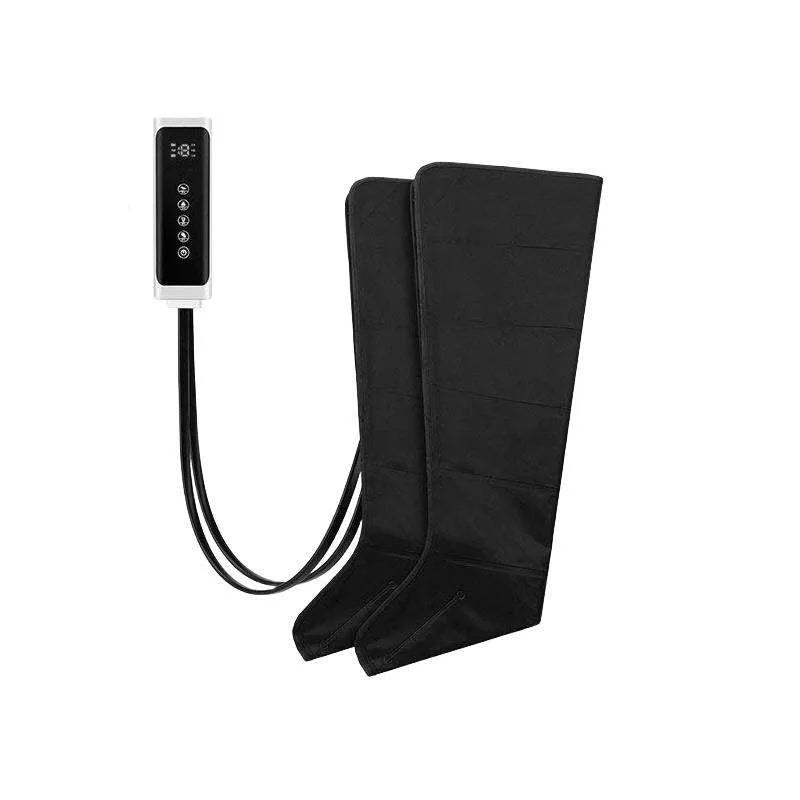 Full Leg & Foot Air Compression Massager 24W with 6-Zone Airbag System, 360° Massage, 3 Massage Modes, 3 Adjustable Intensity Levels, Digital Touch Controller, Foot Calf & Thigh Massage, Adjustable Wraps & Auto Shut-Off