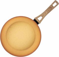 OSFE  Scratch-Resistant Skillets Silicone Handle for Set Granite Frying Pan