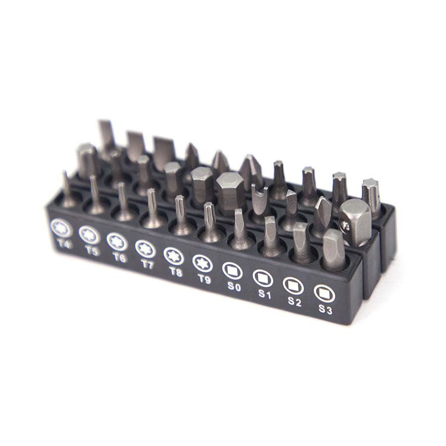 34-in-1 Rechargeable 3.6V Electric Precision Screwdriver Set with 3N.m Torque, 240RPM, 34 High-Strength Alloy Bits & Type-C Fast Charging - 2000mAh Battery Capacity