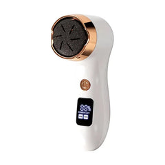 6W Rechargeable Electric Callus Remover with Dual Speed Control, Digital Battery Display, Quartz Grinding Rollers, Safety Lock and USB Charging