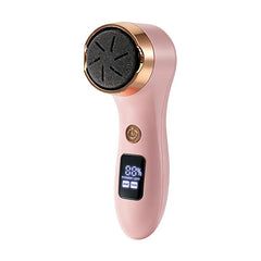 6W Rechargeable Electric Callus Remover with Dual Speed Control, Digital Battery Display, Quartz Grinding Rollers, Safety Lock and USB Charging