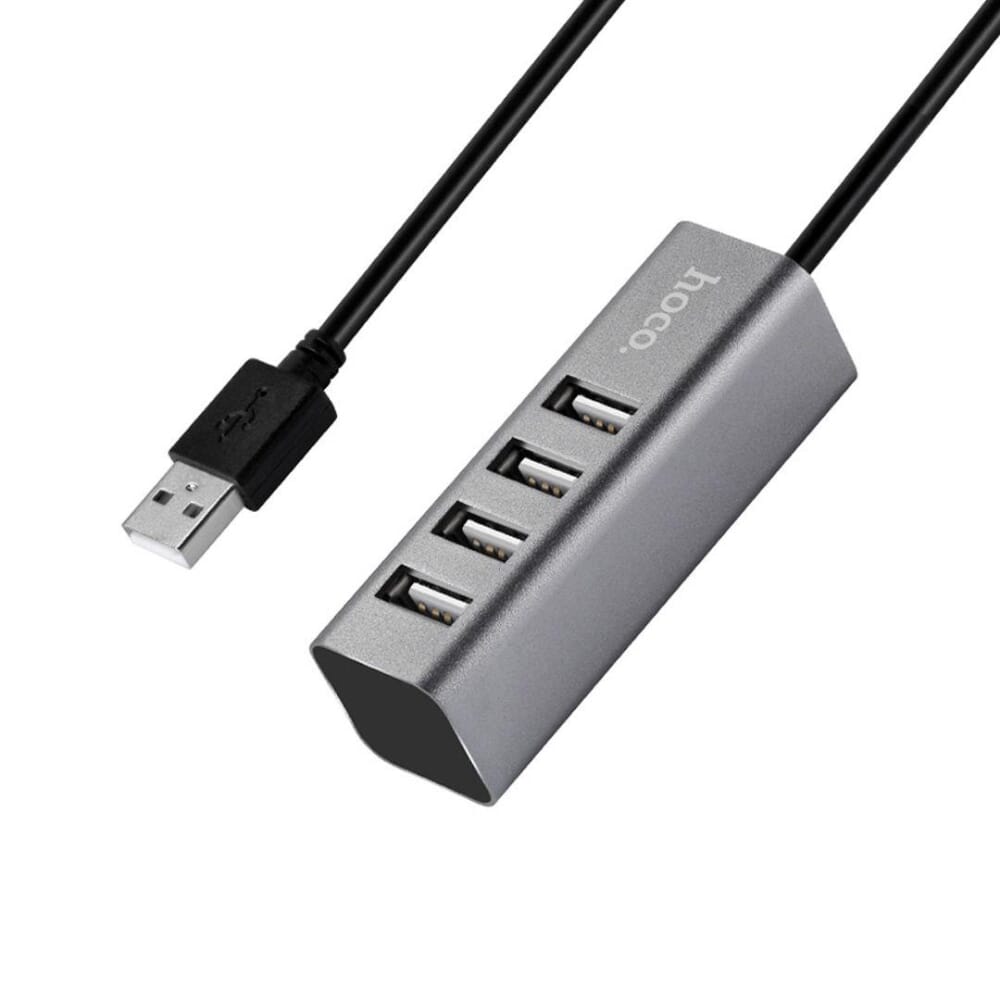 HOCO HB1D 4 in 1 Converter USB to USB2.0 RJ45