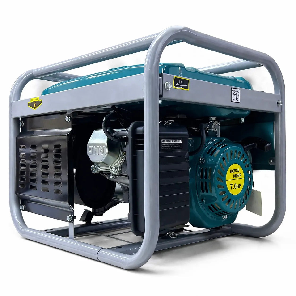 Compact 4 Color Led Engine Horse Rider Petrol Gasoline Generator with 4-Stroke Engine & Compact D ...
