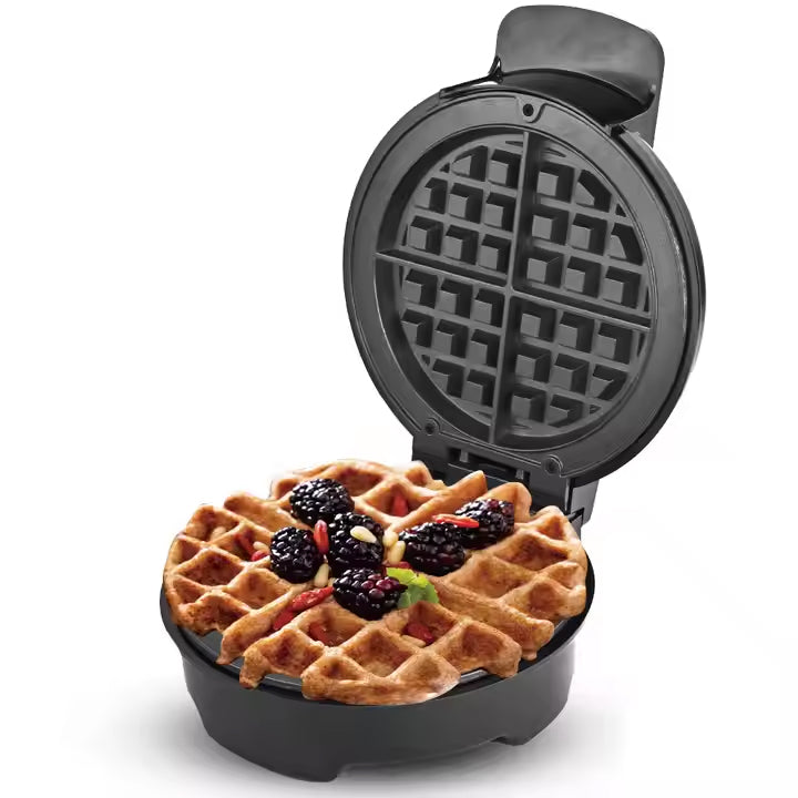 RAF High-Power Waffle Maker with Non-Stick Surface & Adjustable Temperature - 1200W