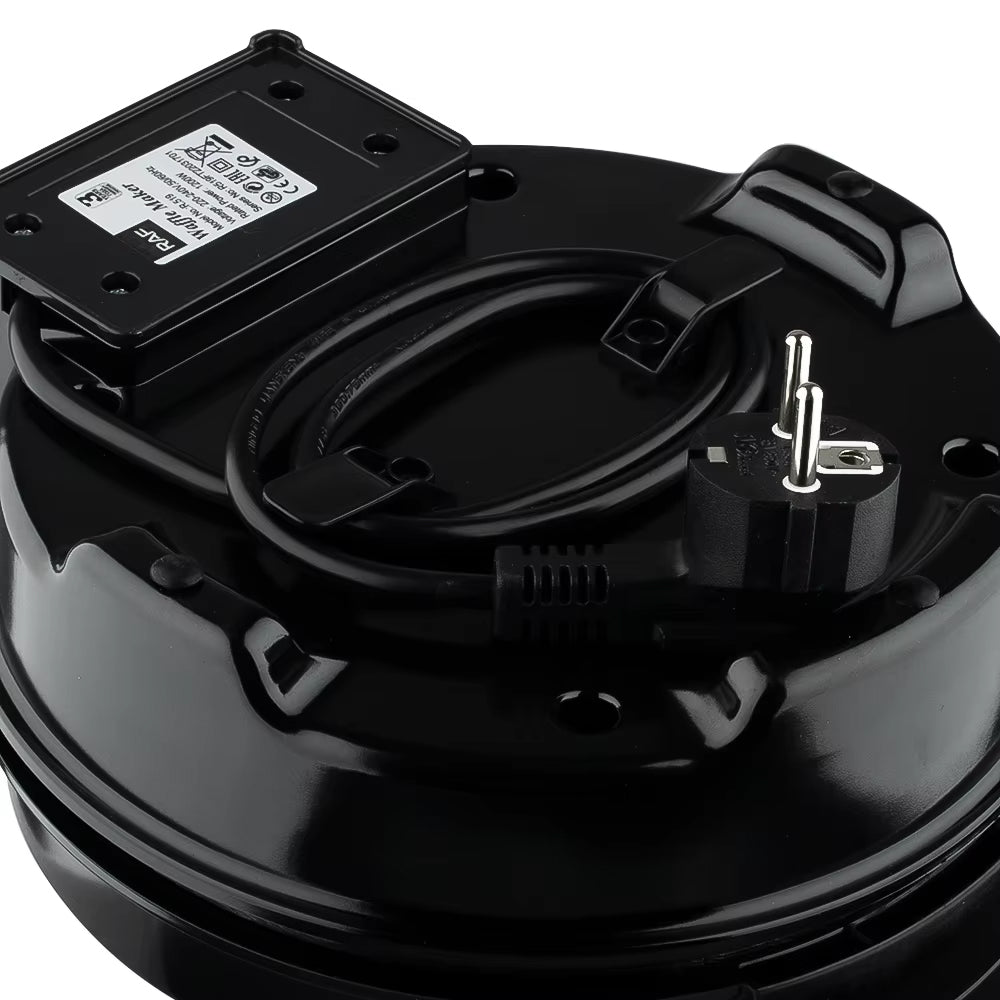 RAF High-Power Waffle Maker with Non-Stick Surface & Adjustable Temperature - 1200W