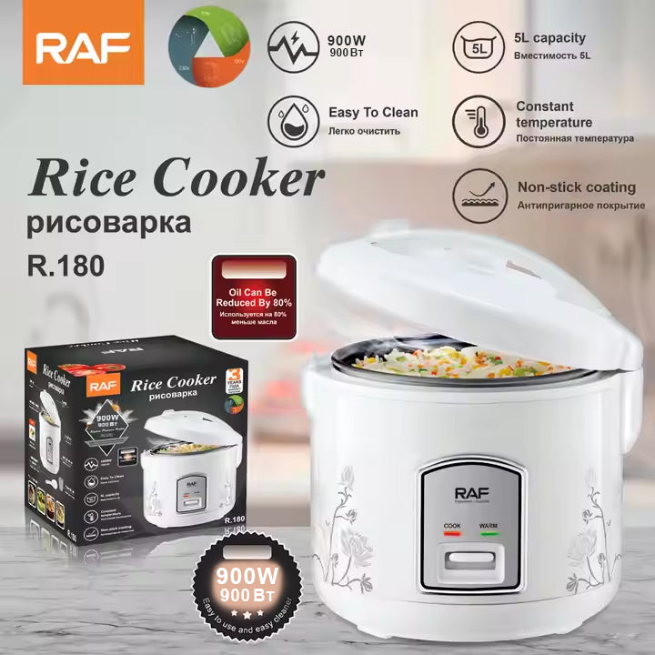 RAF 5L Multi-Functional Electric Rice Cooker - 900W