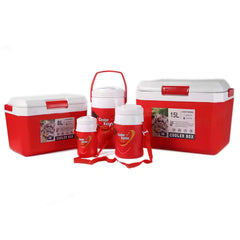 Multi Purpose Insulated Cooler Box Set for Food & Drinks Storage (15L + 8L + 3 Cooler Kettles)