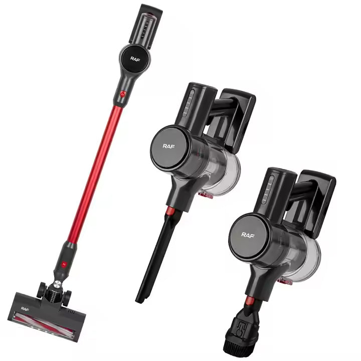 RAF 3-in-1 Multi-purpose Wireless Handheld Vacuum Cleaner with 700ml Dust Box - 2200mAh Battery - 120W