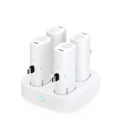 LinkPod Family Charging Station with 4 Outputs (3 USB-C & 1 Lightning) - White