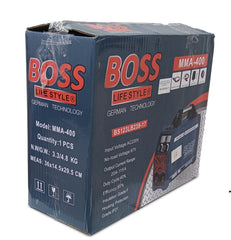 آلة لحام عاكس BOSS IGBT مزودة بشاشة رقمية وكفاءة عالية وحماية من الحرارة الزائدة - 220 فولت و400 أمبير