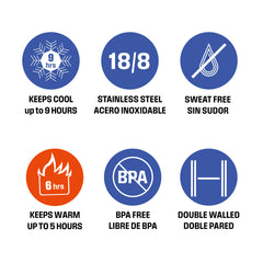 Westinghouse, Double Wall Stainless Steel Tumbler With Handle, 40oz/1184ml