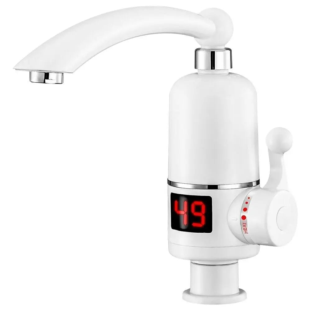 3000W Instant Electric Heating Water Faucet with LCD Temperature Display