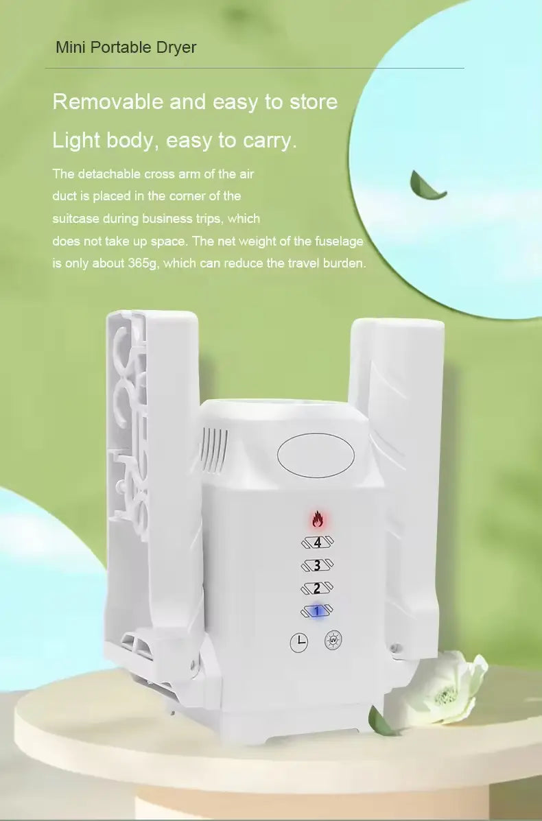 Smart Electric Foldable Portable Clothes & Shoes Dryer