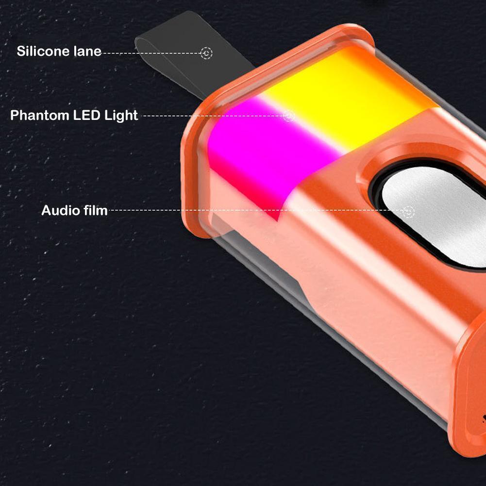 Transparent Mini Wireless Bluetooth Speaker with High Quality Sound and RGB Light