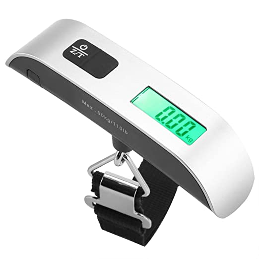 Portable Digital Luggage Weighing Scale with 110lb/50kg Capacity