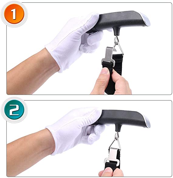 Portable Digital Luggage Weighing Scale with 110lb/50kg Capacity