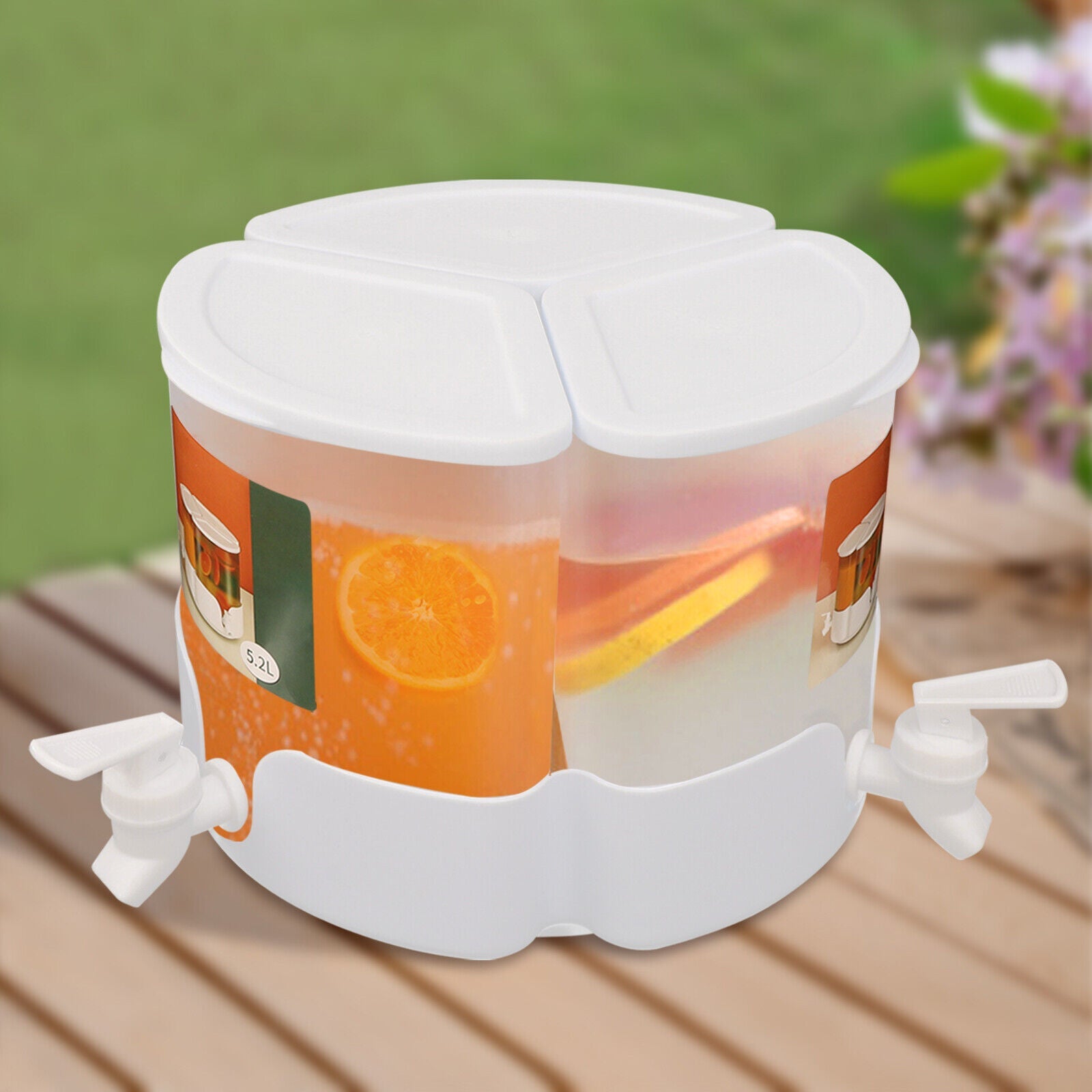 3-in-1 Rotatable Juice & Water Beverage Dispenser