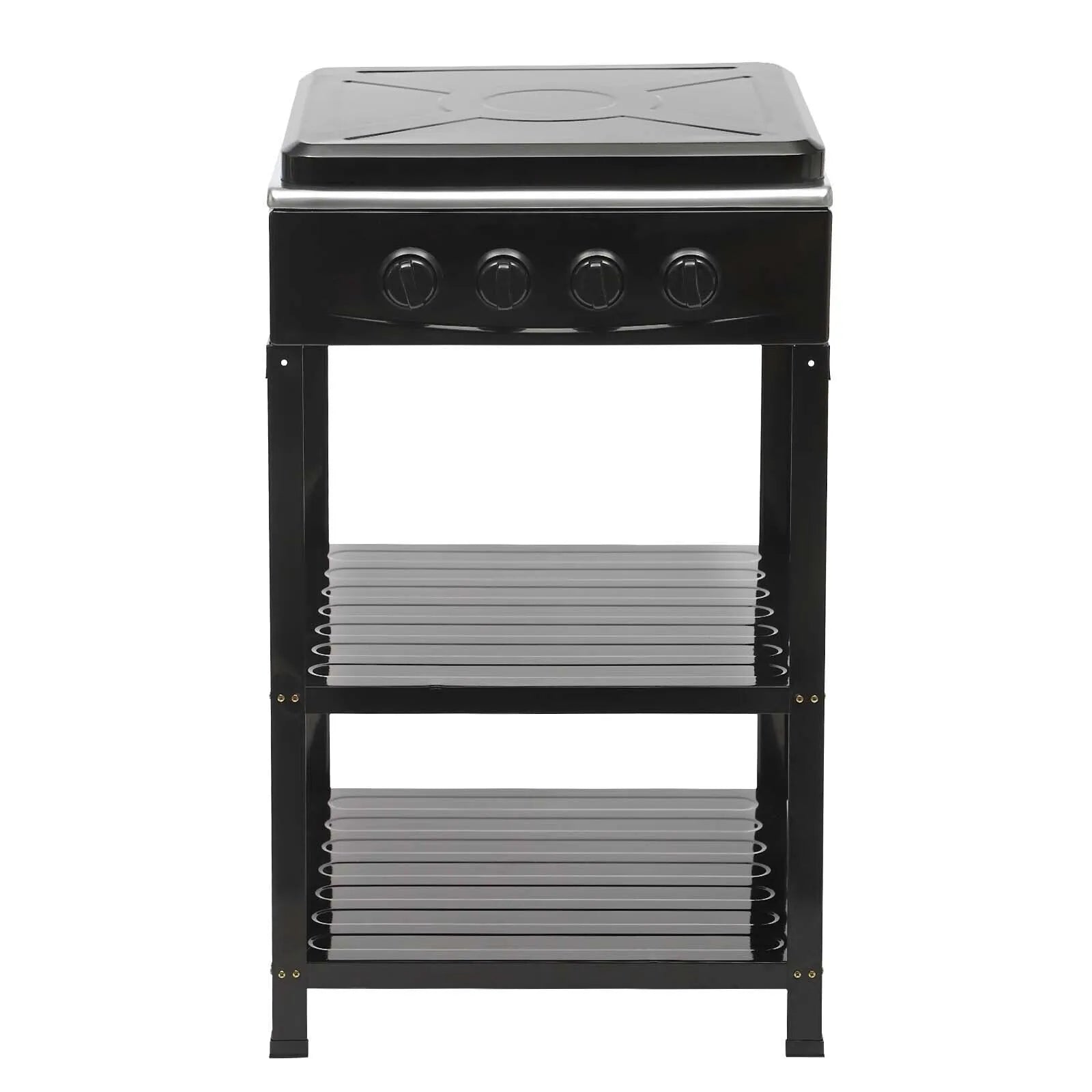 Boko Deluxe 4 Burner Gas Stove with Auto Ignition & Detachable Legs for Outdoor Cooking, Home and Adventures