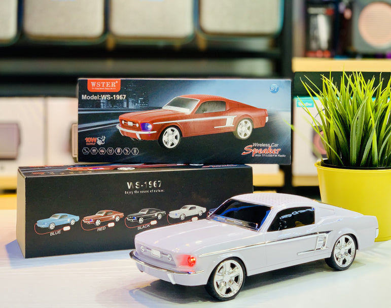 Cool Classic Muscle Car Bluetooth Speaker with LED Lights