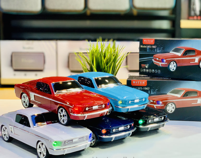 Cool Classic Muscle Car Bluetooth Speaker with LED Lights