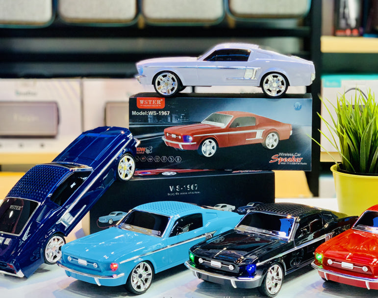 Cool Classic Muscle Car Bluetooth Speaker with LED Lights