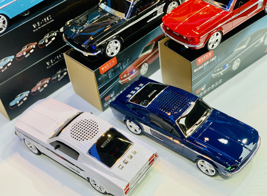 Cool Classic Muscle Car Bluetooth Speaker with LED Lights