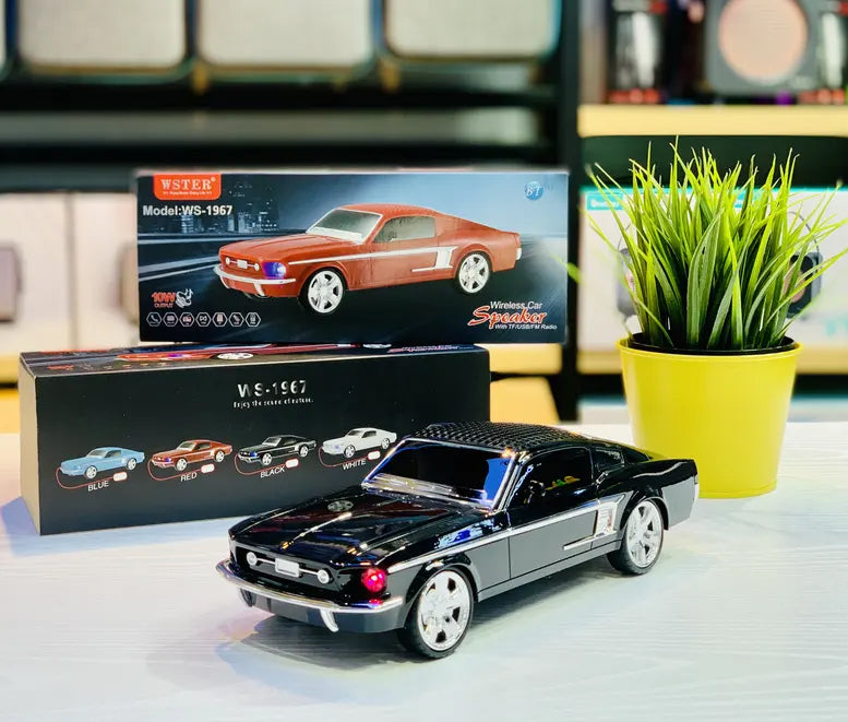 Cool Classic Muscle Car Bluetooth Speaker with LED Lights