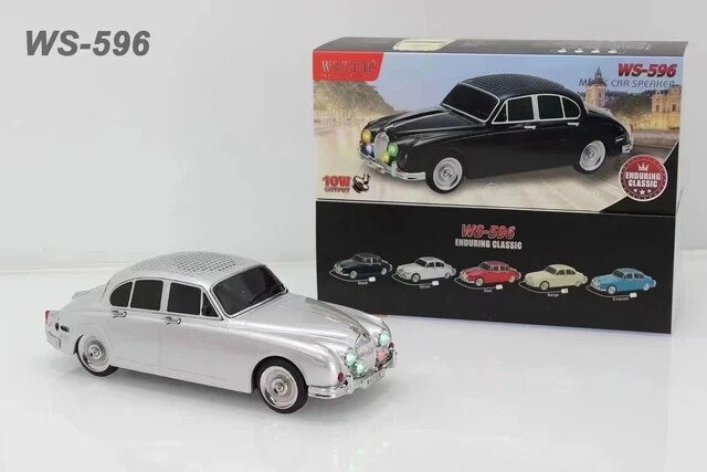 Retro Roadster Car Bluetooth Speaker with LED Lights
