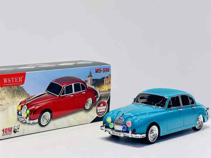 Retro Roadster Car Bluetooth Speaker with LED Lights