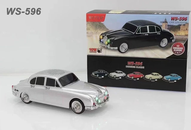 Retro Roadster Car Bluetooth Speaker with LED Lights