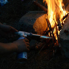 Flame Gun Butane Gas Blow Torch for Outdoor BBQ Tool Burner Flamethrower Welding Gun